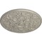 Ekena Millwork Baile Ceiling Medallion (Fits Canopies up to 6"), Hand-Painted Pearl White, 31 1/4"OD x 2 1/4"P CM31BAPWS - alternate 2